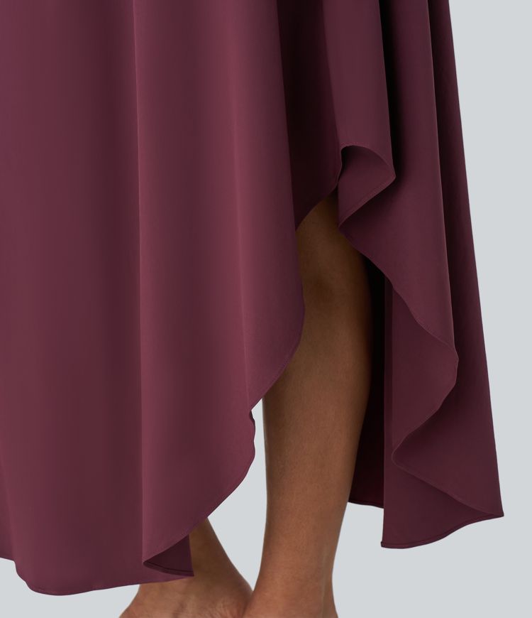 Breezeful™ High Waisted Flowy Quick Dry Maxi Casual Skirt