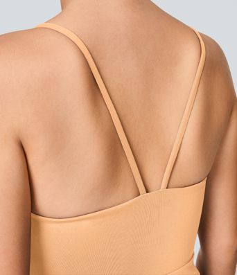 Breezeful™ Combinaison Dos Nu Poche Zippée Invisible Sur le Côté Jambe Large Séchage Rapide