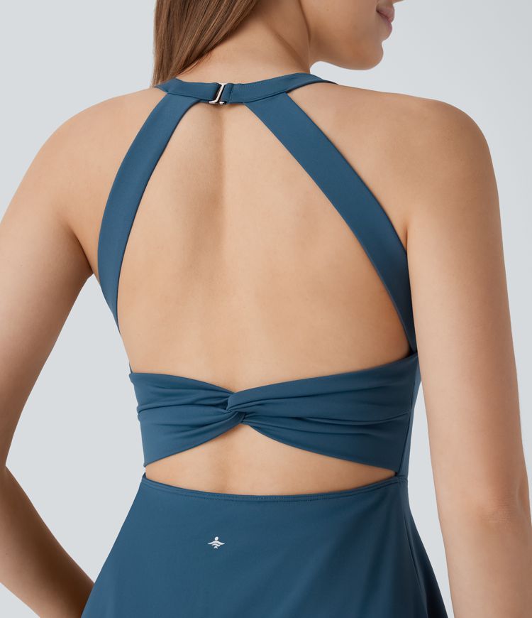 SoftlyZero™ Airy Molded Cups Cool Touch Dance Active Dress-Easy Peezy Edition