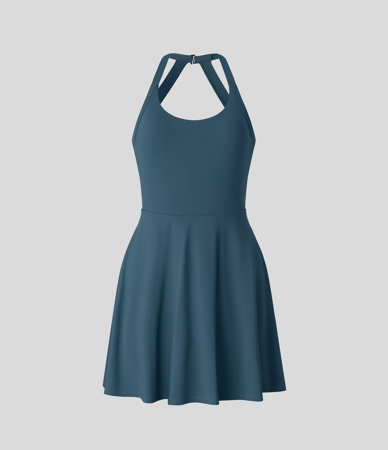 Vestido Activo Retorcido Sin Espalda