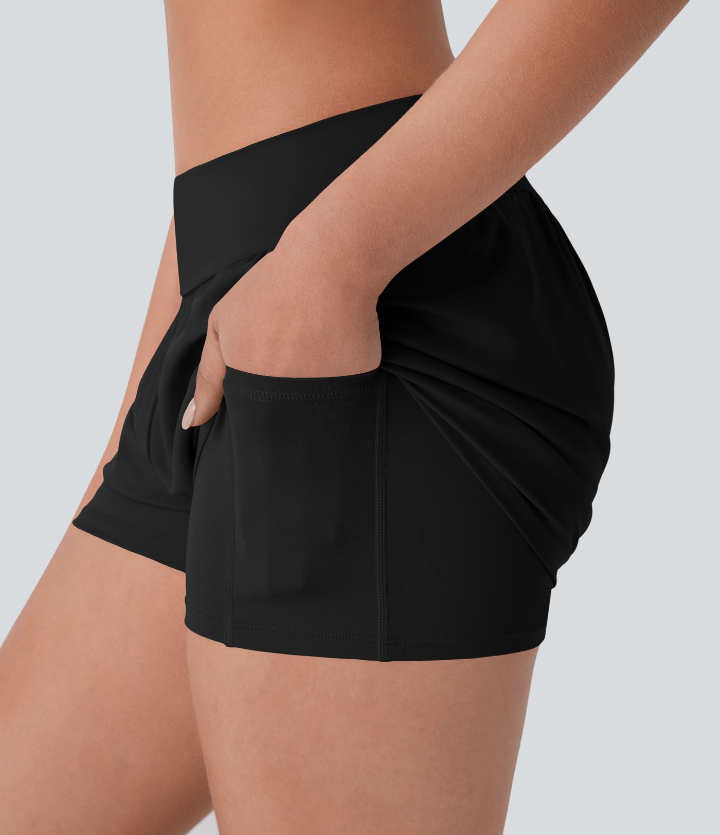 Short SoftlyZero™ Aérien Taille Basse Cool Touch de 3'' avec Poches