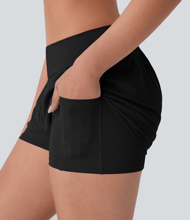 Short SoftlyZero™ Aérien Taille Basse Cool Touch de 3'' avec Poches