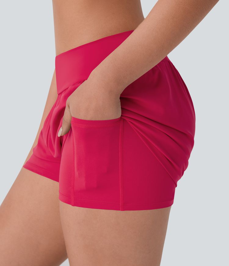 SoftlyZero™ Airy Low Rise  Shorts 3'' with Pockets