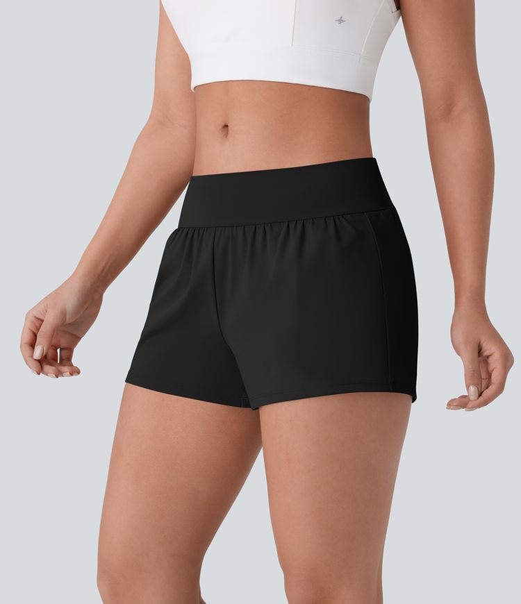 Short SoftlyZero™ Aérien Taille Basse Cool Touch de 3'' avec Poches