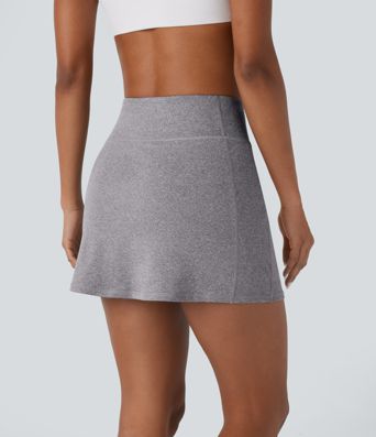 High Waisted 2-in-1 Pocket Mini Pickleball Skirt
