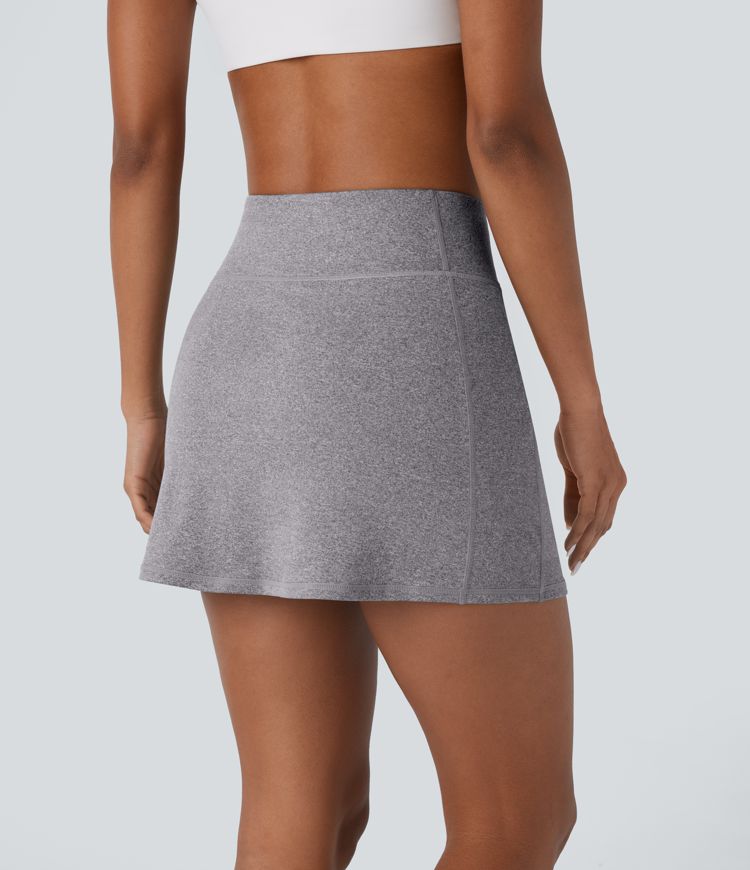 High Waisted 2-in-1 Pocket Mini Pickleball Skirt