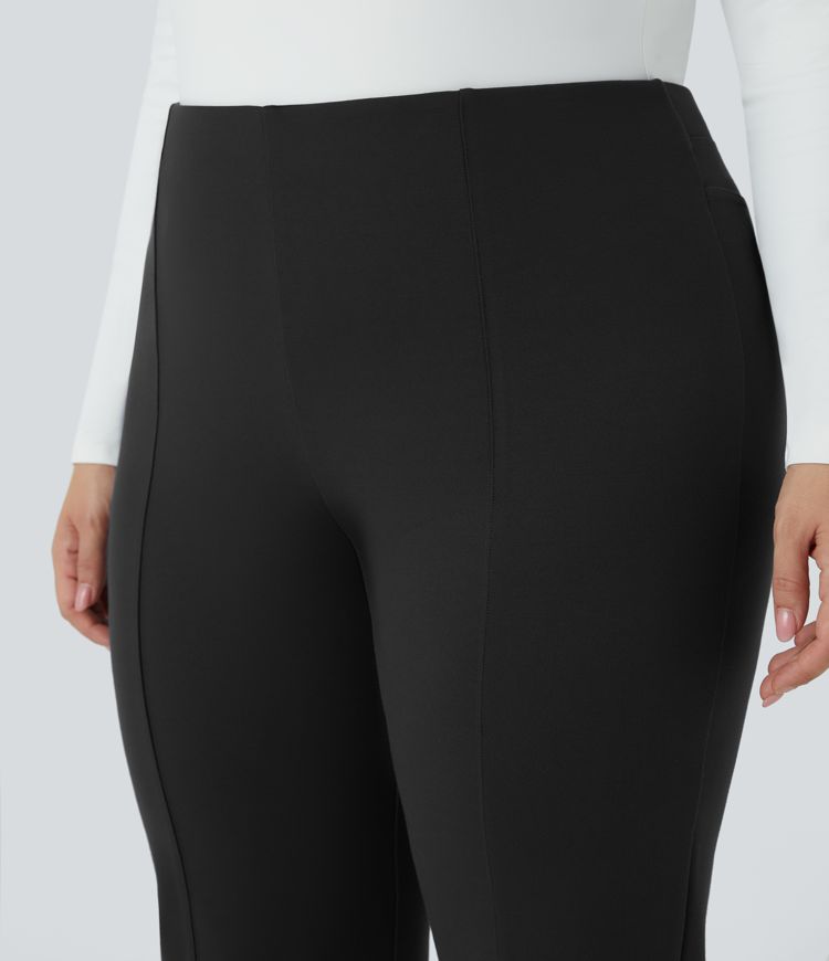 Pantalón Halara Flex™ oficina ajustado bolsillo lateral posterior tiro alto talla grande