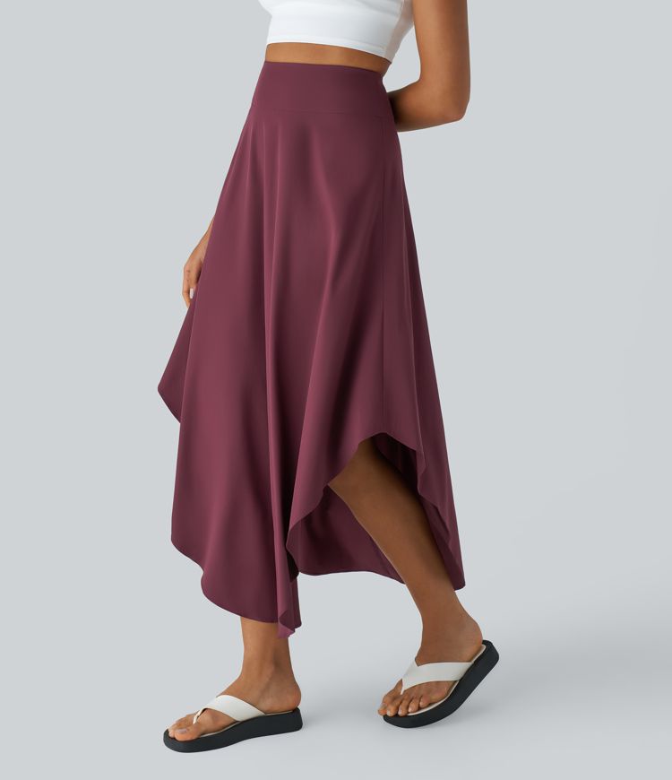 Breezeful™ High Waisted Flowy Quick Dry Maxi Casual Skirt