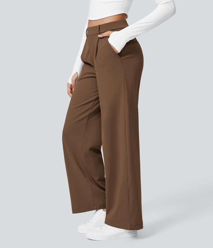 Halara Flex™ High Waisted Pocket Straight Leg Work Pants
