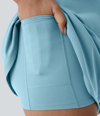 SoftlyZero™ Plush 2-in-1 Pocket Mini Active Dress D-F Cups