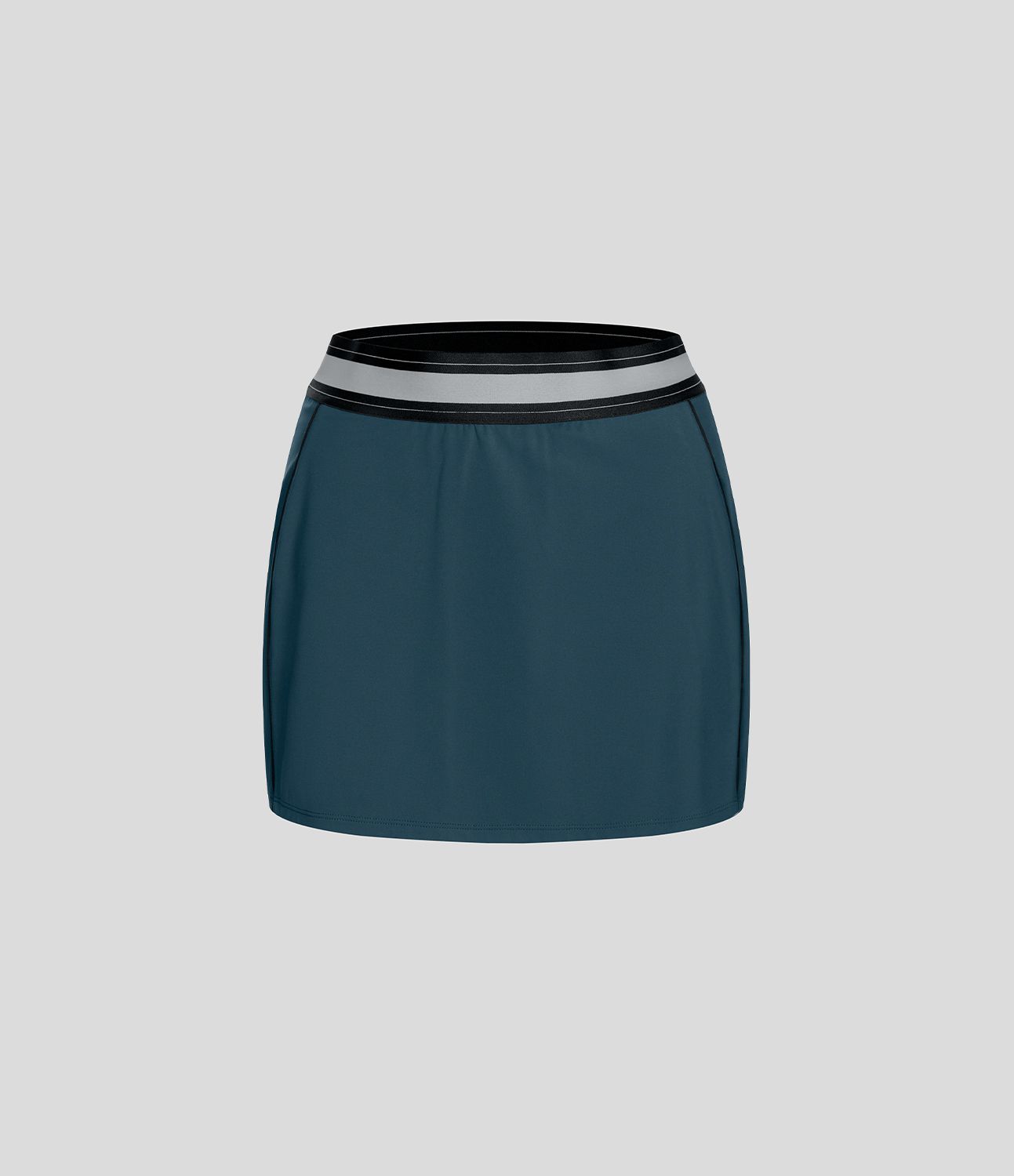 Minifalda tenis Softlyzero™ Airy tacto fresco ajustada 2 en 1 bloque color tiro alto