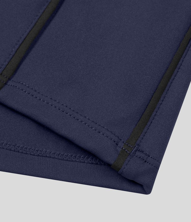 SoftlyZero™ Airy High Waisted 2-in-1 Bodycon Color Block Micro Mini Cool Touch Tennis Skirt-UPF50+