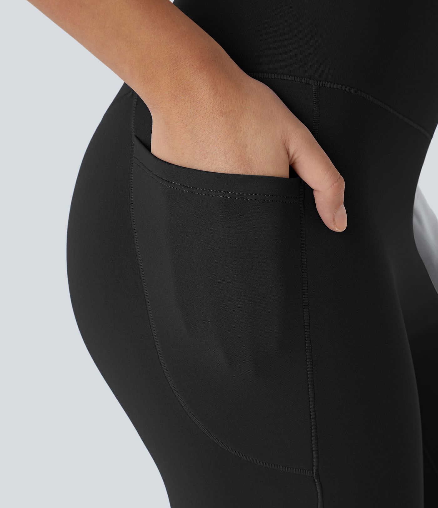 Leggings Softlyzero™ Plush yoga ajustado 7/8 tiro alto bolsillo lateral térmico