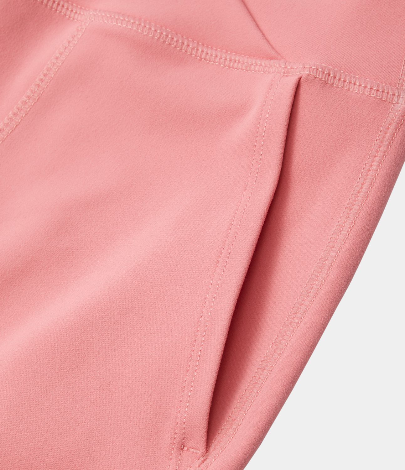 Cross Over Pocket Split Hem Wide Leg Yoga Pants - Smile