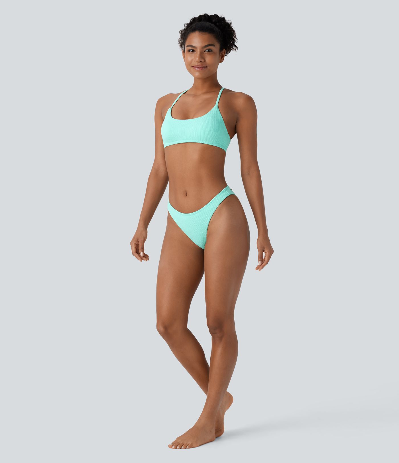 Low Rise Triangle Bikini Bottom Swimsuit