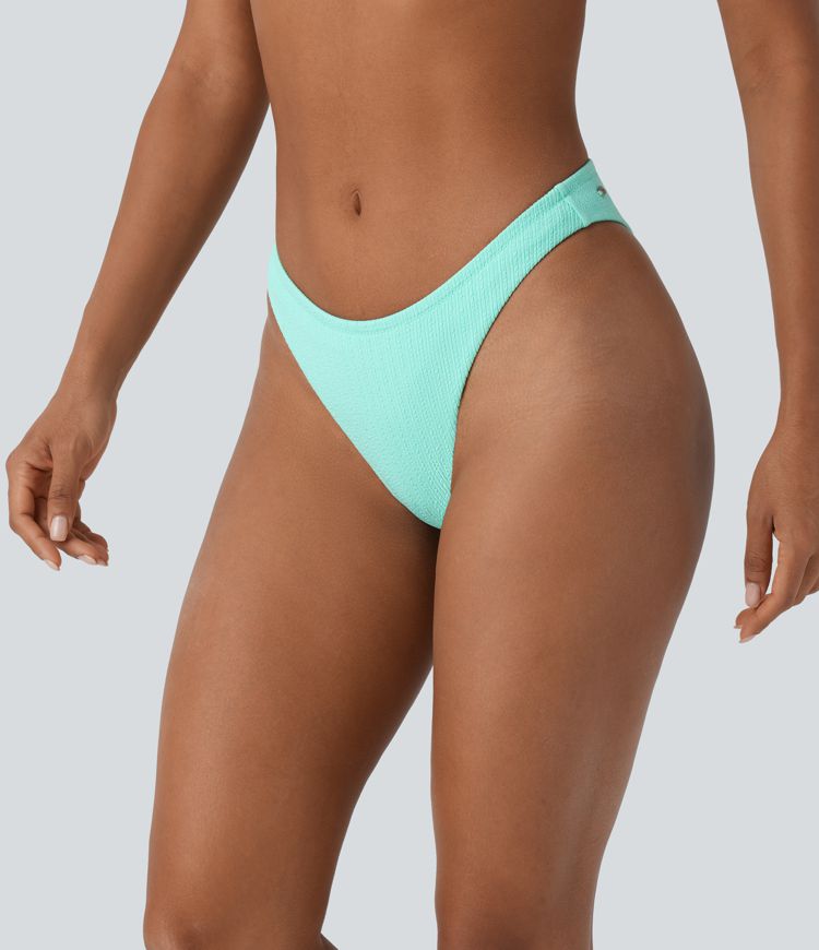 Low Rise Triangle Bikini Bottom Swimsuit