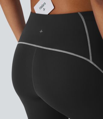 SpeedWave™ leggings 7/8 de talle alto con bolsillos, ribete reflectante y secado rápido para senderismo