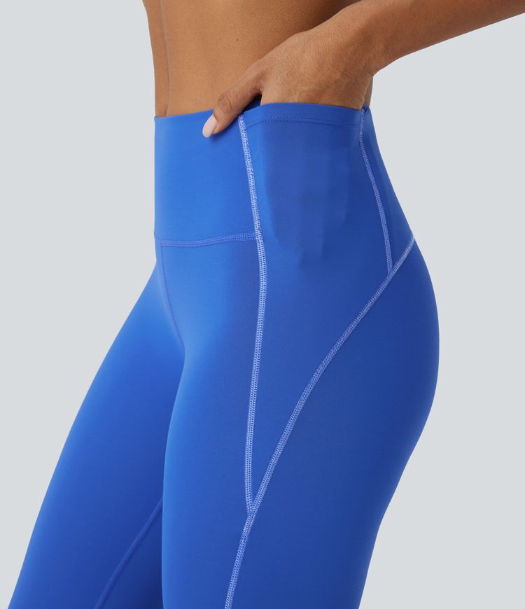 Leggings SpeedWave™ senderismo secado rápido tiro alto múltiple bolsillo costura reflectante 7/8