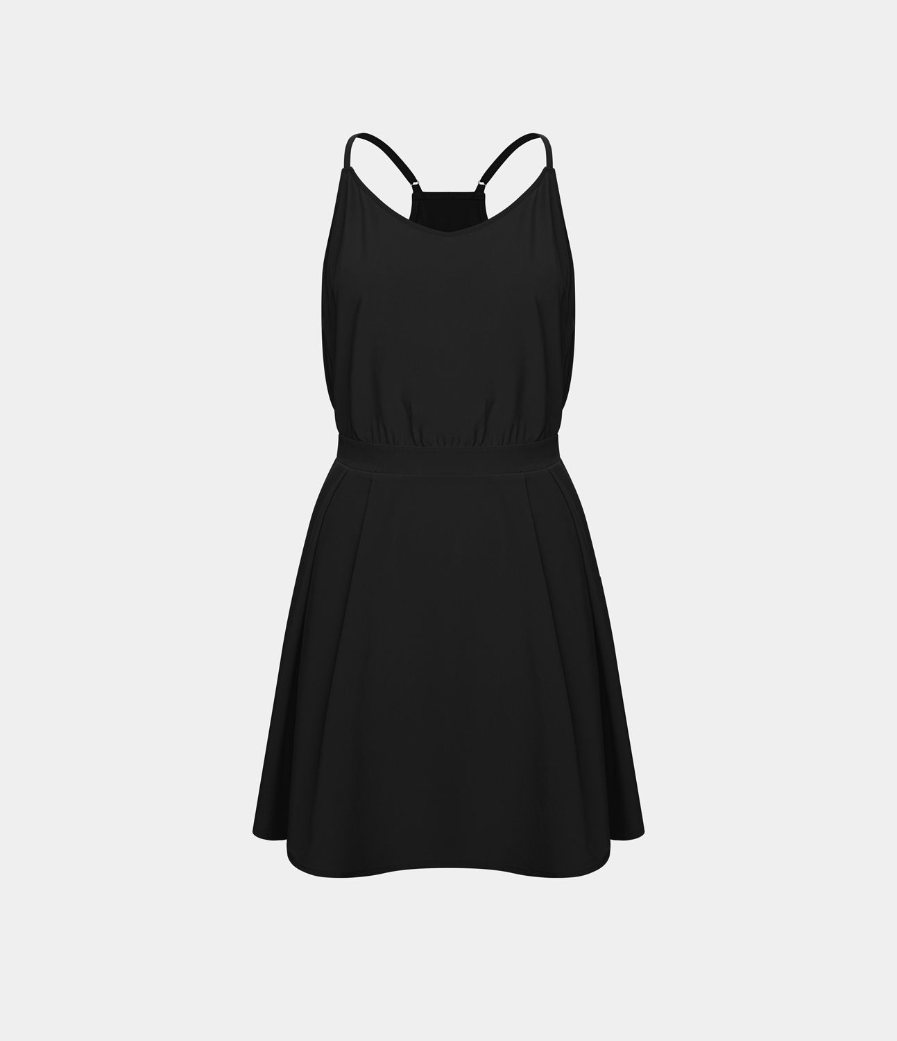 Breezeful™ Cut Out Pocket Pleated Mini Quick Dry Casual Dress