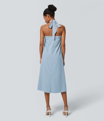 Breezeful™ High Waisted Wrapped Tie Back Quick Dry Skirt