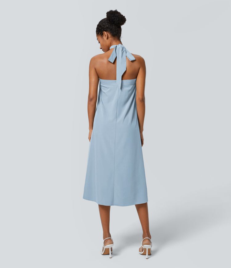 Breezeful™ High Waisted Wrapped Tie Back Quick Dry Skirt