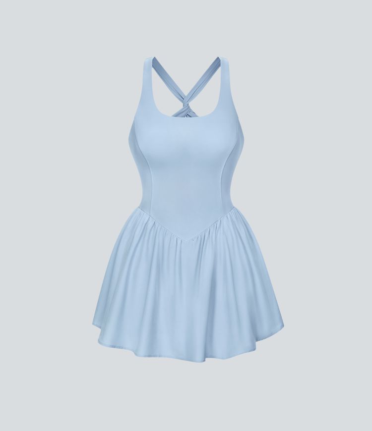 Breezeful™ Corset 2-in-1 Pocket Mini Quick Dry Flowy Pickleball Active Dress A-C Cups