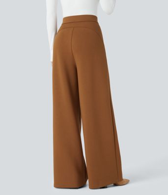 Halara Flex™ High Waisted Pocket Wide Leg Work Pants