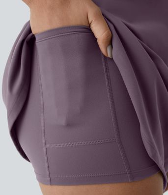 SoftlyZero™ Plush 2-in-1 Pocket Mini Active Dress D-F Cups