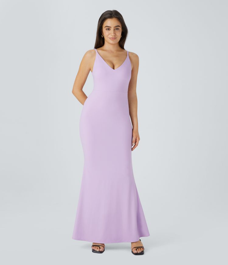 SoftlyZero™ Airy Maxi Mermaid Slip Cool Touch Dress-UPF50+