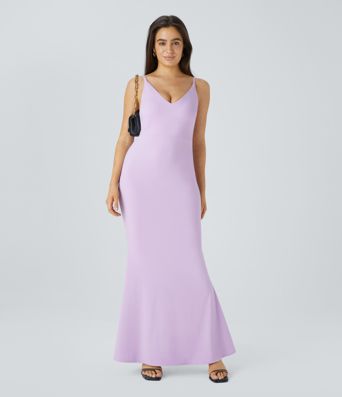 SoftlyZero™ Airy Maxi Mermaid Slip Cool Touch Dress-UPF50+