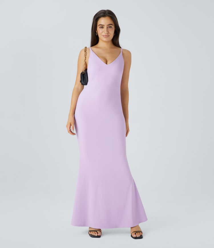 SoftlyZero™ Airy Maxi Mermaid Slip Cool Touch Dress-UPF50+