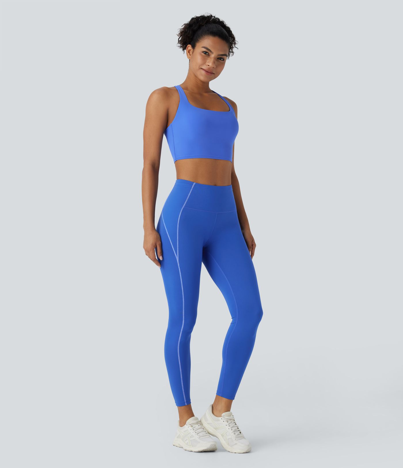 Leggings SpeedWave™ senderismo secado rápido tiro alto múltiple bolsillo costura reflectante 7/8