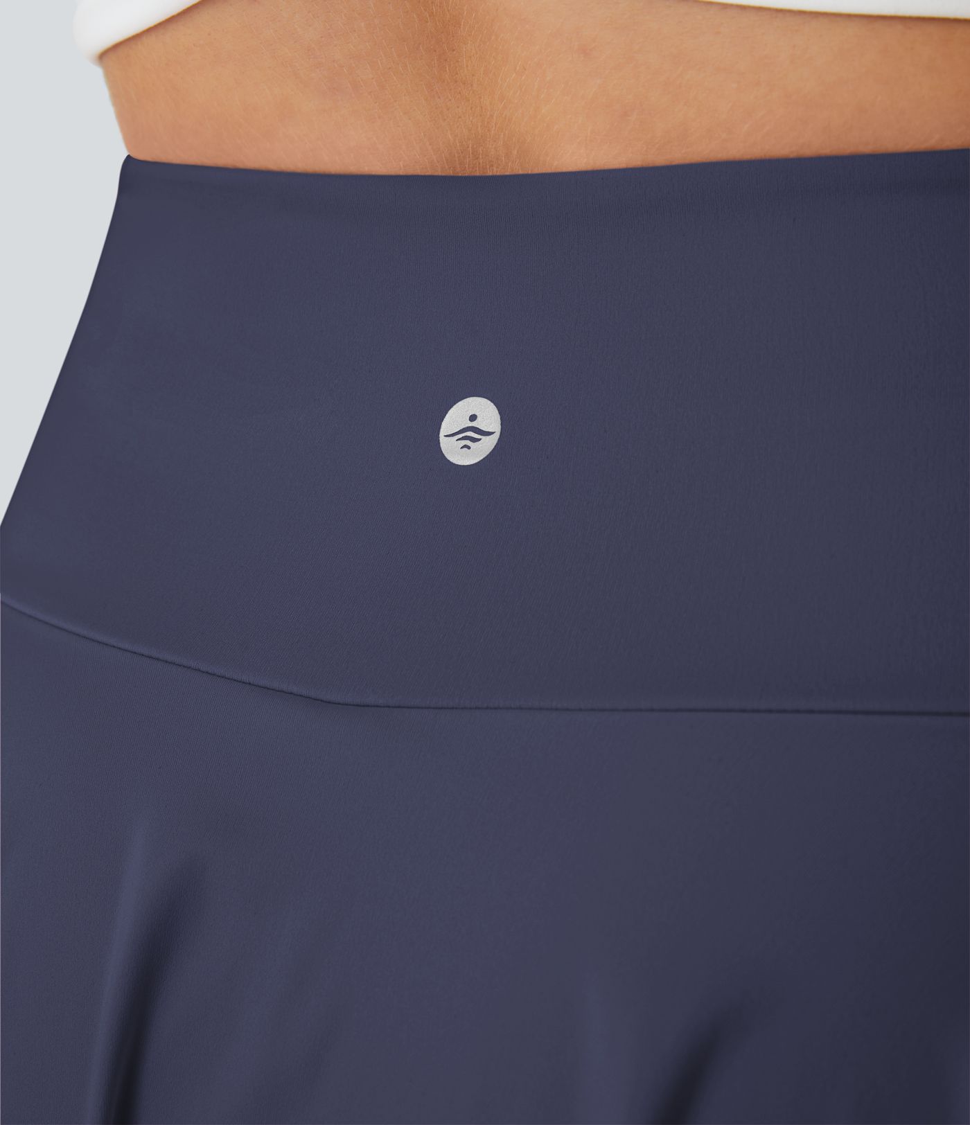 SoftlyZero™ Airy Comfy High Waisted Crossover 2-in-1 Pocket Flare Cool Touch Tennis Skirt-UPF50+