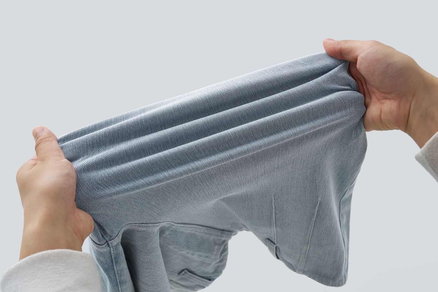 Pantalón corto Halara Flex™ Denim elástico lavado tacto fresco ajustado bolsillo trasero tiro medio