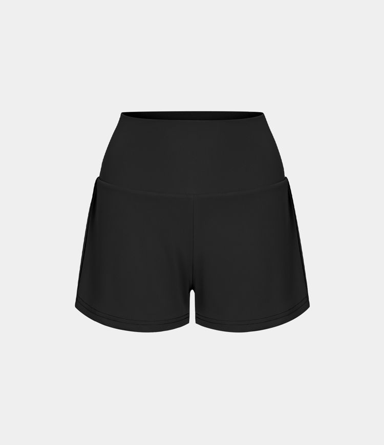 SoftlyZero™ Airy Super High Waisted Cool Touch Yoga Shorts with Pockets