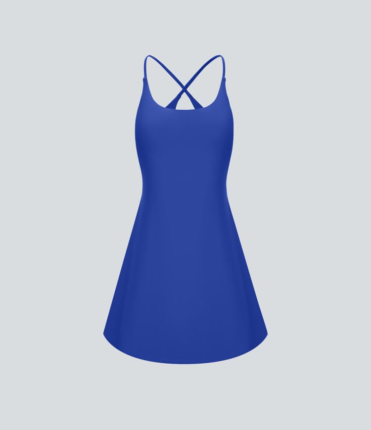 SoftlyZero™ Plush Backless Active Dress
