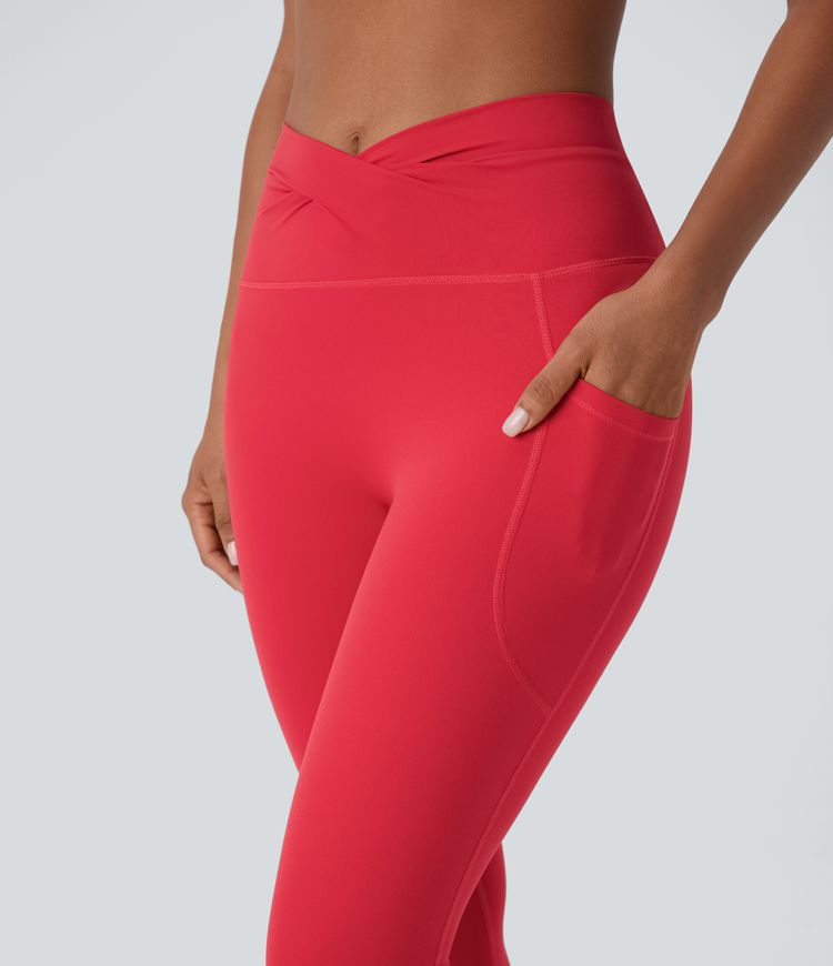 Halara UltraSculpt™ High Waisted Crossover Pocket Yoga Leggings