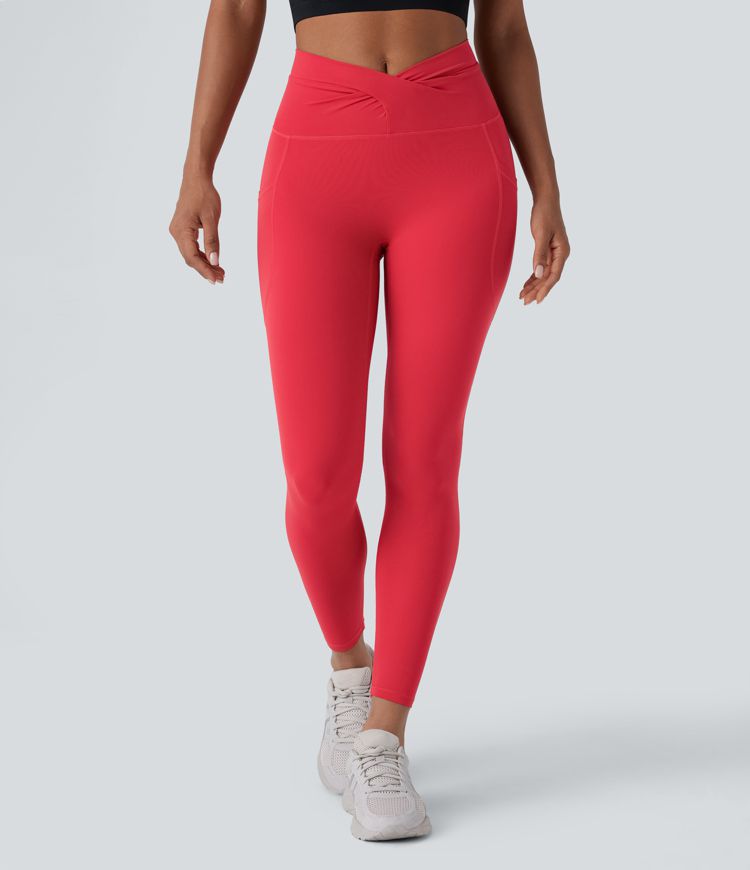 Halara UltraSculpt™ High Waisted Crossover Pocket Yoga Leggings