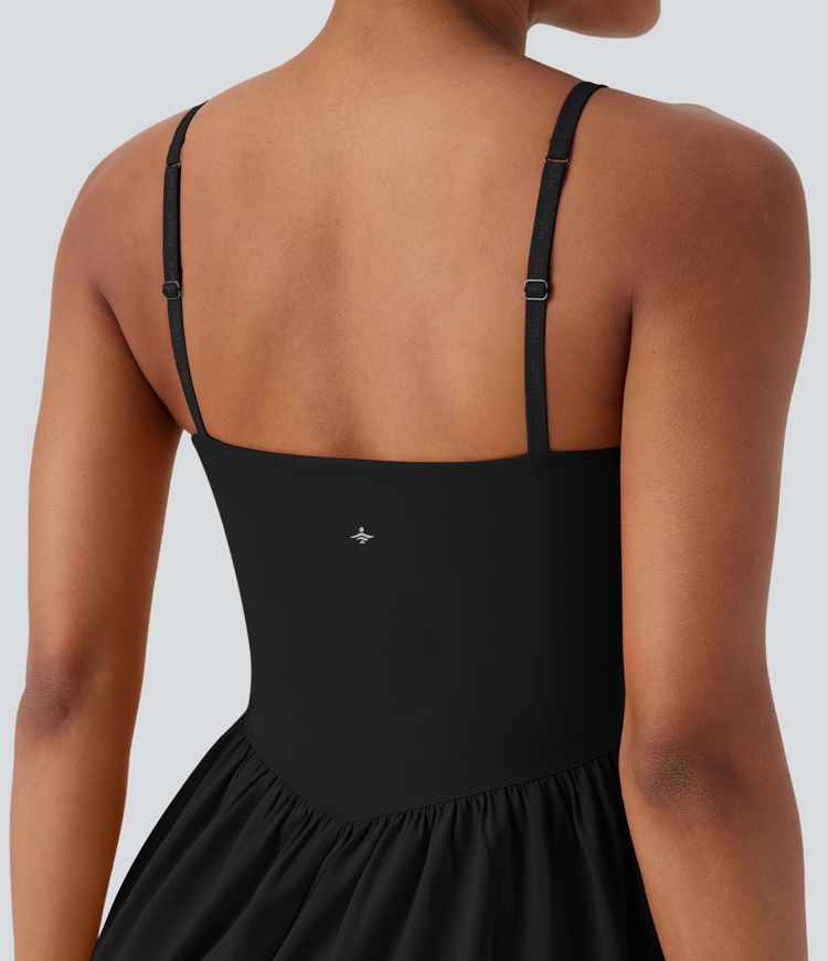 Breezeful™ 2-in-1 Quick Dry Mini Yoga Active Dress with Pockets-Easy Peezy Edition