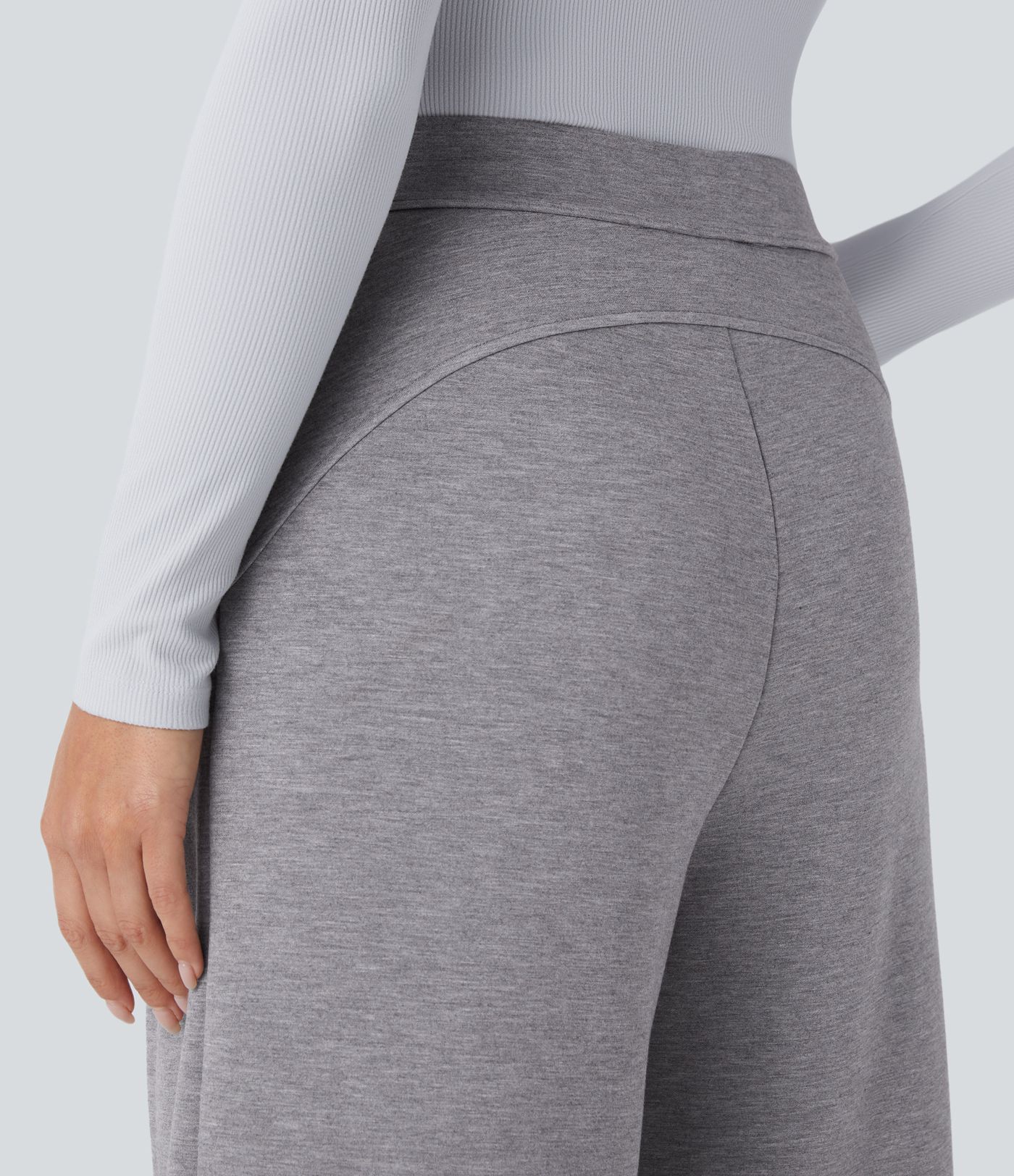 Pantalon de travail Halara Flex™ ample taille haute avec poches