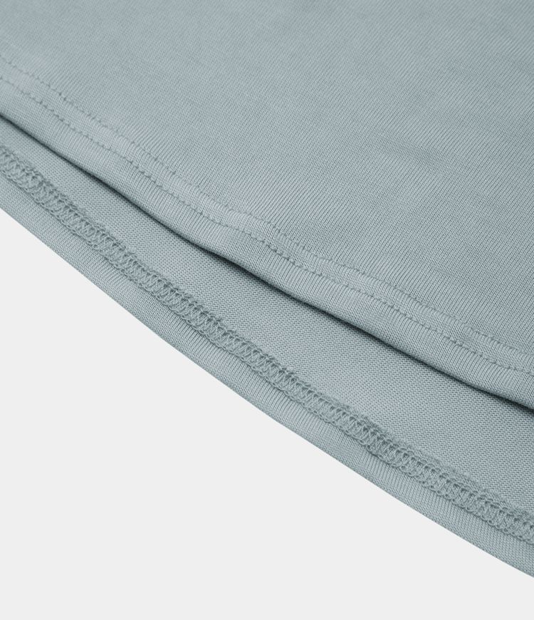 Round Neck Split Hem Casual Tank Top