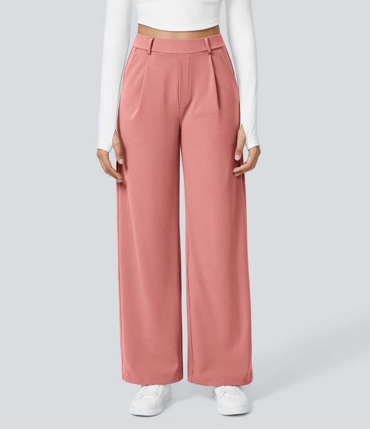 Halara Flex™ High Waisted Pocket Straight Leg Work Pants