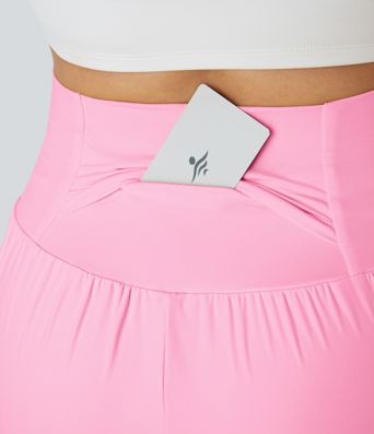 SoftlyZero™ Airy Super High Waisted 2-in-1  Cool Touch Yoga Shorts 5'' with Pockets-Longer Length