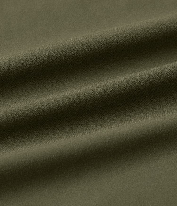 Pantalon Droit Casual Taille Haute avec Boutons et Multipoches