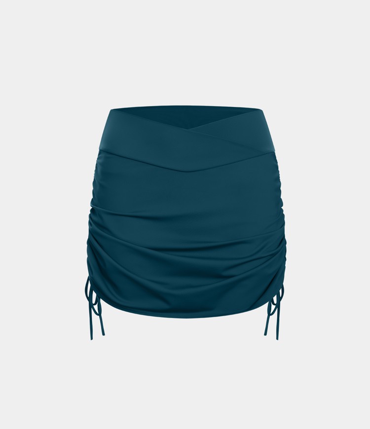 Everyday Crossover Bodycon 2-in-1 Side Pocket Activity Skirt-Starstruck