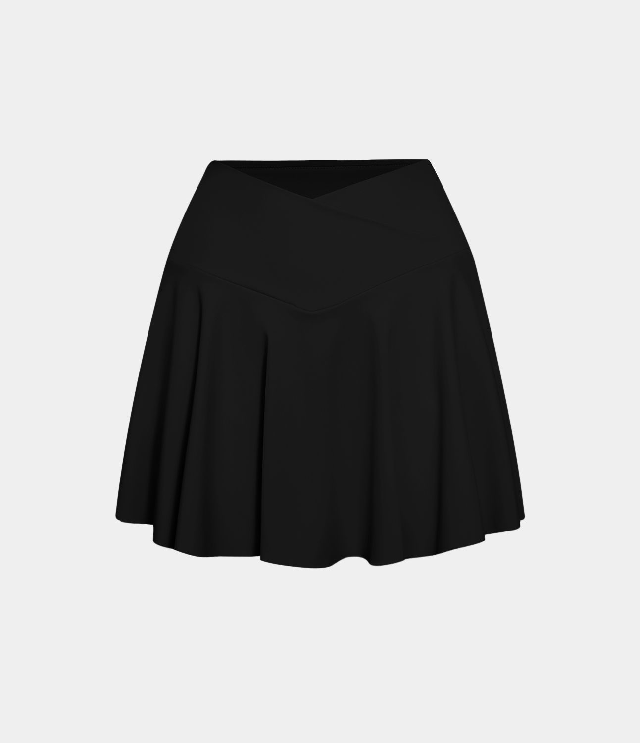 SoftlyZero™ Vzdušná Pohodlná Vysoká Sportovní Sukně s Křížovým Střihem 2-v-1 s Kapsou a Chladivým Povrchem - UPF50+