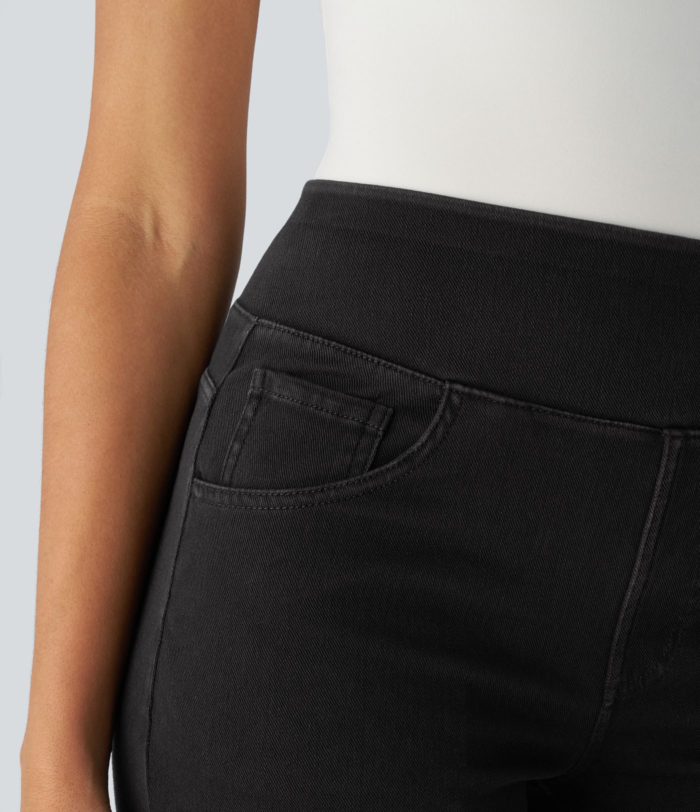 Halara Flex™ High Waisted Pockets Straight Leg Work Jeans