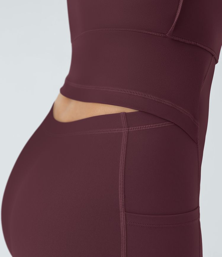 Backless Twisted Flare Low Support Dance Active Dress-Longer Length-Easy Peezy Edition A-C Cups