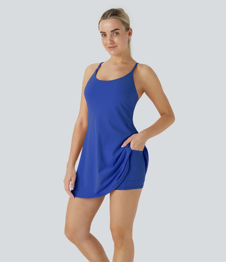 SoftlyZero™ Plush Backless Active Dress