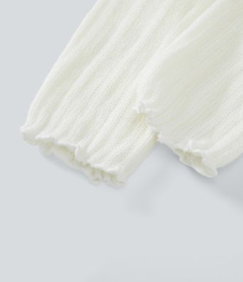 Bow Tie Knit Leg Warmers